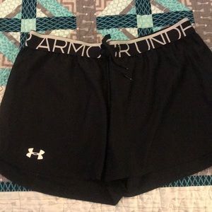 Under Armour Black gym shorts